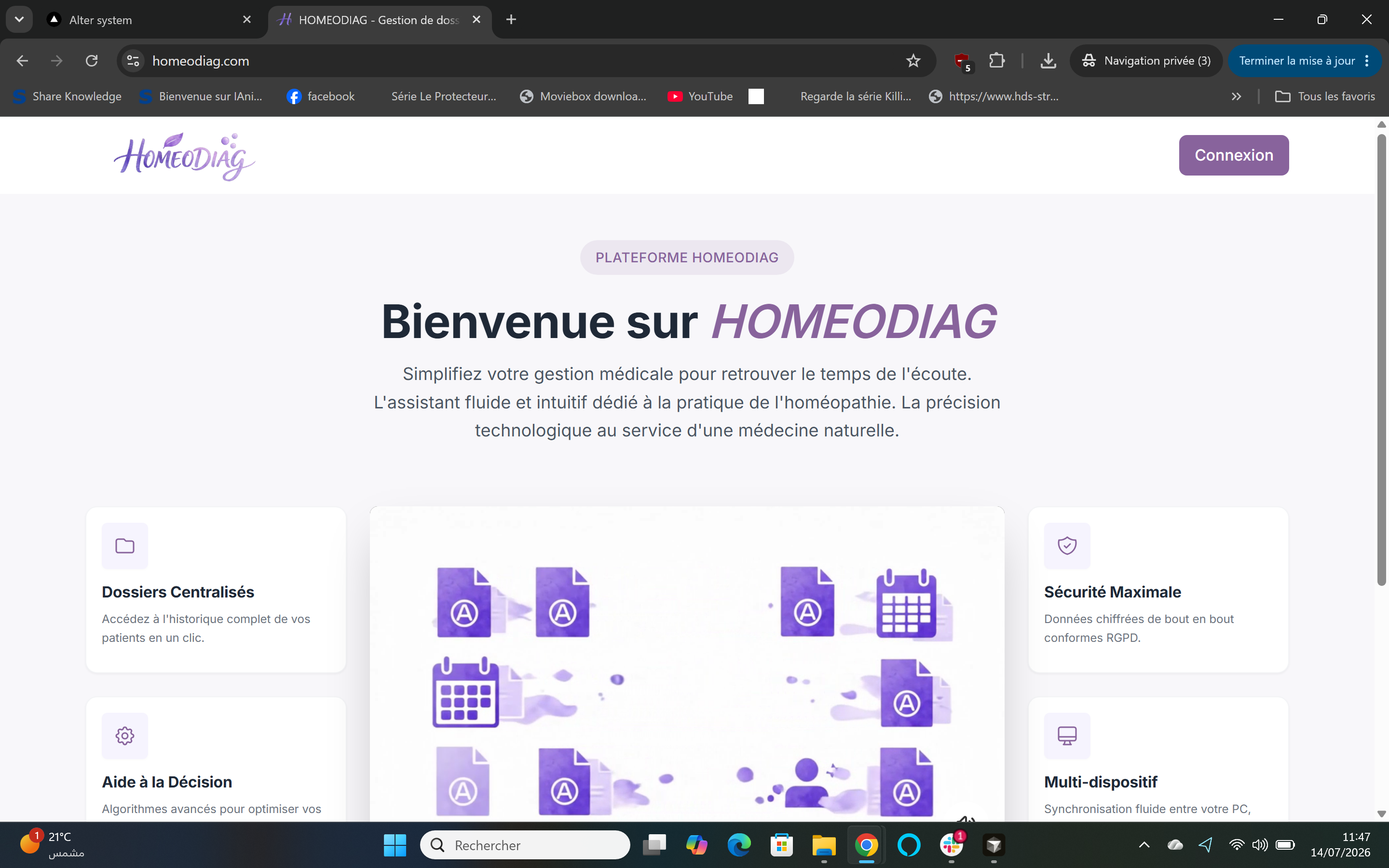 Interface Homeodiag
